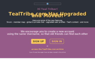 tealtribe.com screenshot