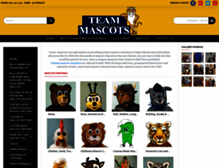 team-mascots.com screenshot