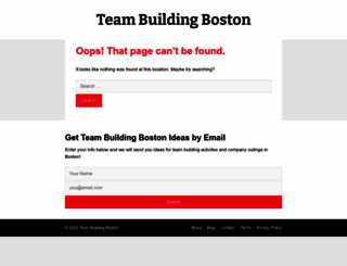 teambuildingboston.org screenshot