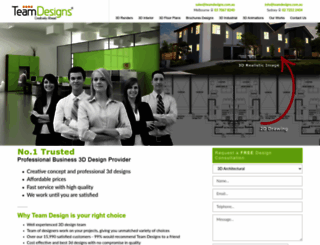 teamdesigns.com.au screenshot