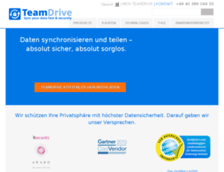 teamdrive.net screenshot