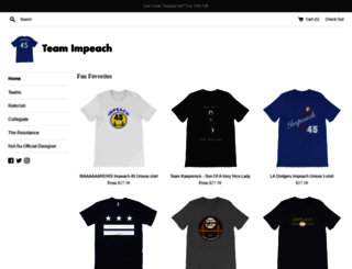 teamimpeach.com screenshot