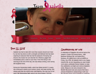teamisabella.org screenshot