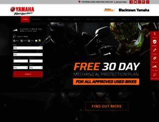 teammotoyamahablacktown.com.au screenshot