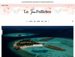 teampaillettes.com screenshot