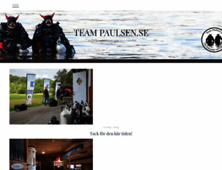 teampaulsen.se screenshot
