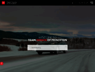 teamprinceton.com screenshot
