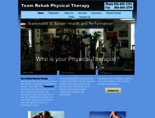 teamrehabphysicaltherapy.com screenshot