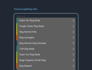 teamroughdog.info screenshot