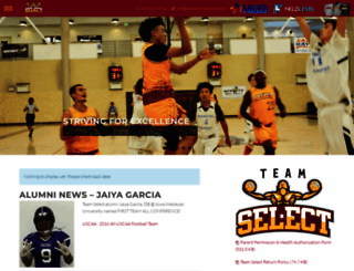 teamselectbasketball.com screenshot