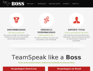 teamspeakboss.com screenshot