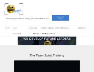 teamspirittraining.com screenshot
