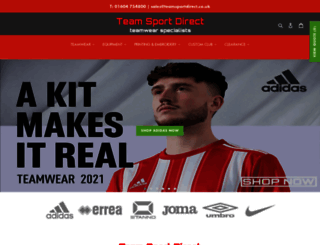 teamsportdirect.co.uk screenshot