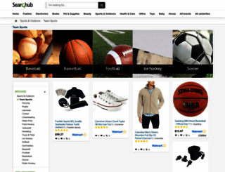 teamsports.searchub.com screenshot