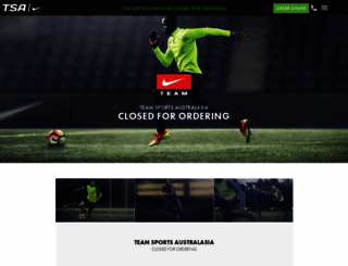 teamsportsaustralasia.com screenshot