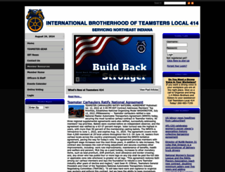 teamsterslocal414.org screenshot