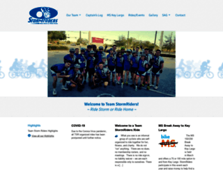teamstormriders.com screenshot