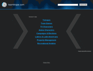 teamtrope.com screenshot