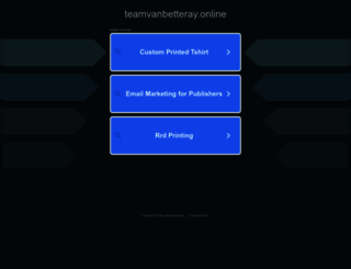 teamvanbetteray.online screenshot