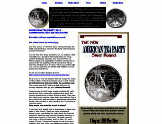 teapartysilver.com screenshot