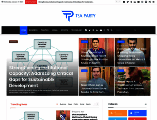 teapartyupdate.com screenshot