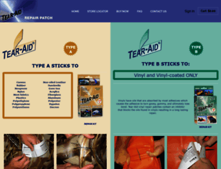 tear-aid.com screenshot