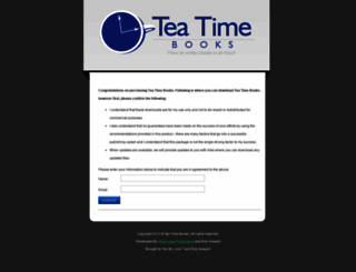 teatime.biggerbetterbooks.com screenshot