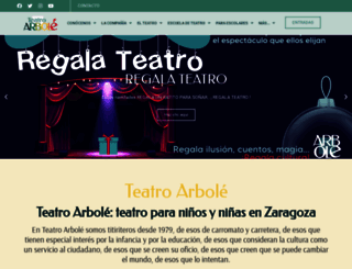 teatroarbole.es screenshot