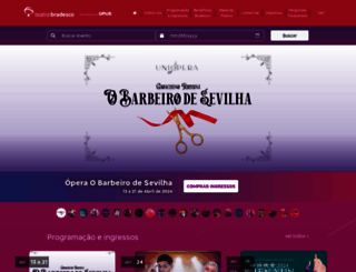 teatrobradesco.com.br screenshot