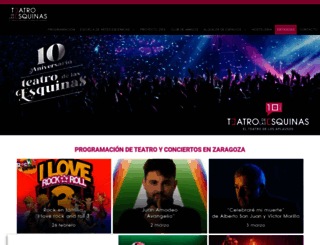 teatrodelasesquinas.com screenshot