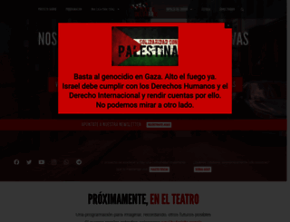 teatrodelbarrio.com screenshot