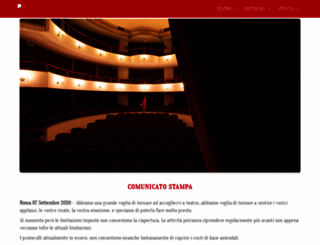 teatrodellacometa.it screenshot