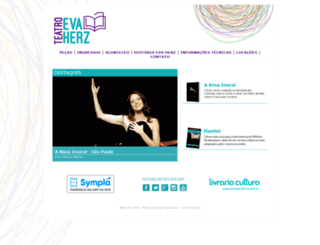 teatroevaherz.com.br screenshot