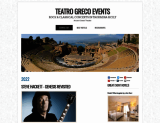 teatrogrecotaormina.com screenshot