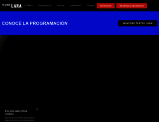 teatrolara.com screenshot