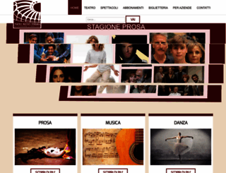 teatronuovoferrara.com screenshot