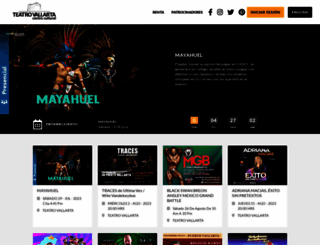 teatrovallarta.com screenshot