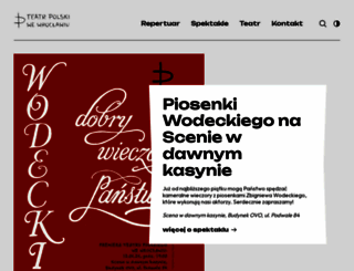 teatrpolski.wroclaw.pl screenshot