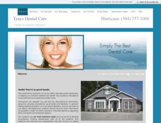 teaysdentalcare.com screenshot