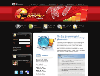 tebrowser.com screenshot