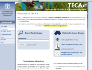 teca.fao.org screenshot
