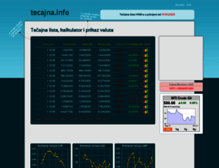 tecajna.info screenshot