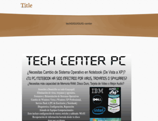 tech-center.webs.com screenshot