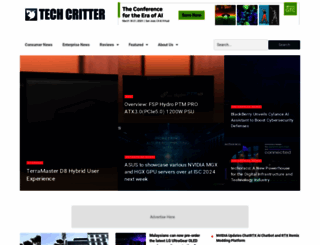tech-critter.com screenshot