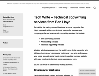 tech-write.co.uk screenshot
