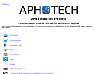 tech.aph.org screenshot