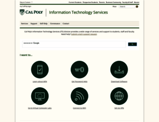 tech.calpoly.edu screenshot