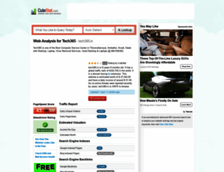 tech365.in.cutestat.com screenshot