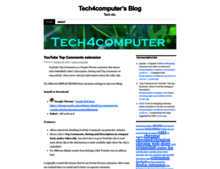 tech4computer.wordpress.com screenshot