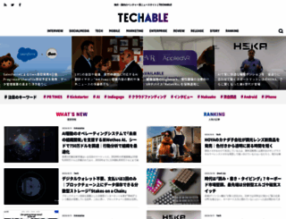 techable.jp screenshot